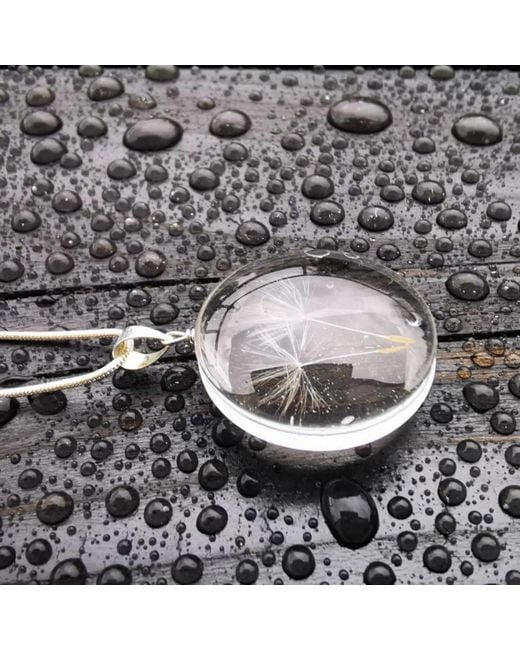Laura Daili Metallic Neutrals Glass Pendant A Wish