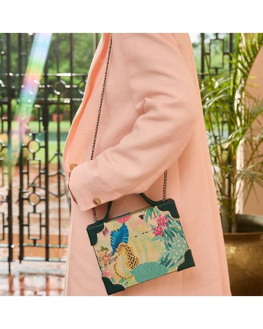 Simitri Green Faerie Briefcase Bag