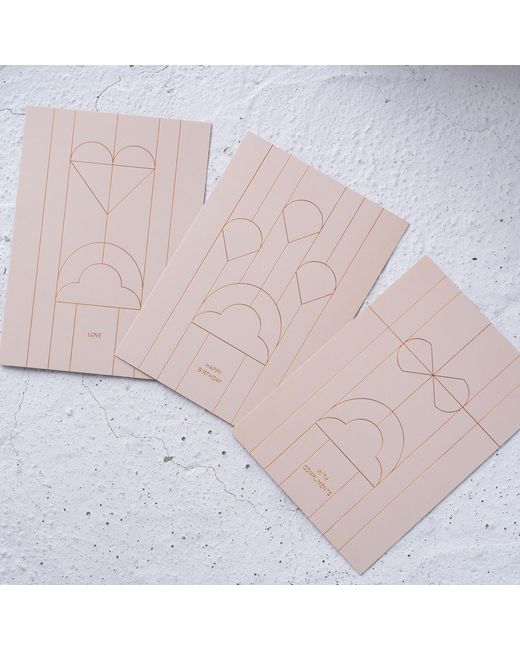 Sheida Farrokhi Metallic Rose Rectangle Stud Earrings