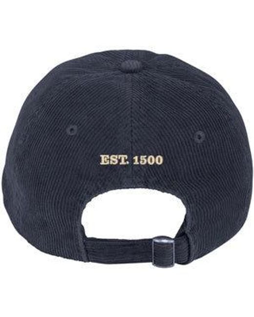 Arthur Beale Blue Cord Sailing Cap for men