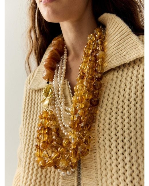 Sita Nevado Metallic Blu Necklace