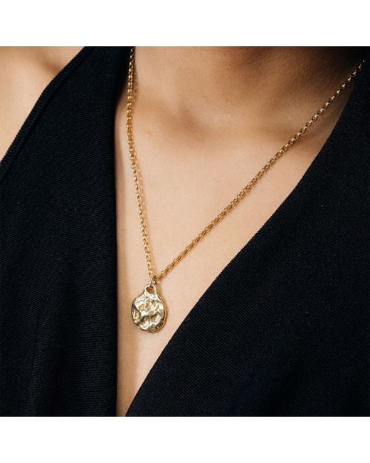 Moca Jewellery Black Moon Necklace