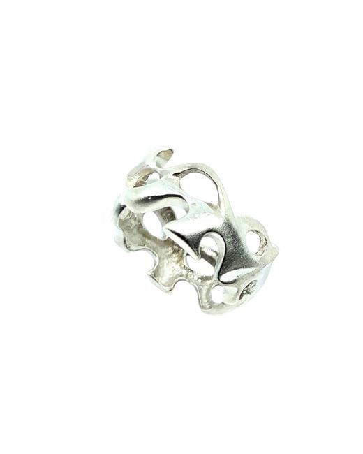 Tg-Jewellery by Tamara Gervasio Metallic Organic Ring For for men