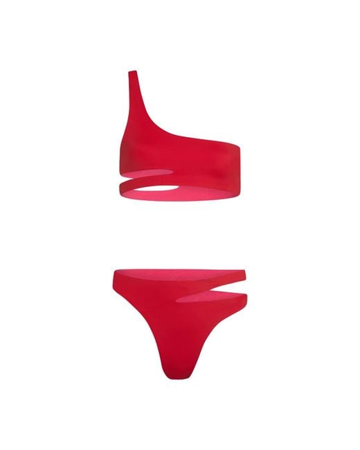 Haus of Mclees Pink Reversible Ace Bikini