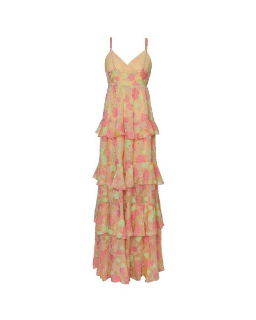 Anse Victorin Brown Carla Silk Dress