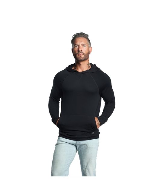Weston Jon Boucher Black Evo Lightweight Hybrid Slim Fit Hoodie for men