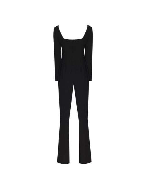 Madebyza Black Flared Jumpsuit