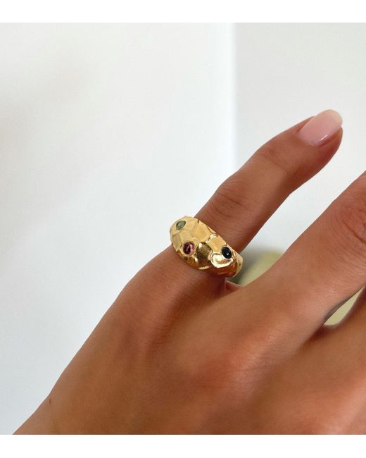 Gem Island Metallic Serena Ring