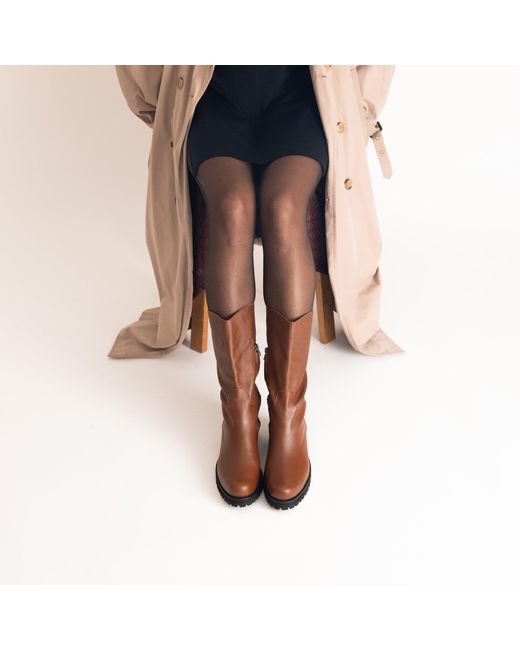 Mafalda Brown Gilda Havana Boots