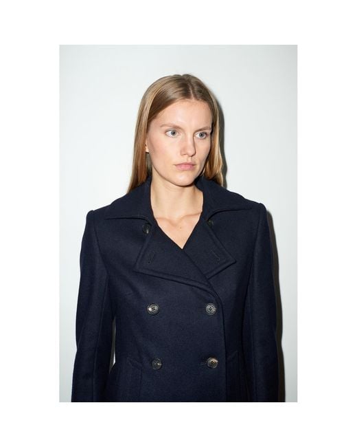 Hegarty Blue Pea Coat