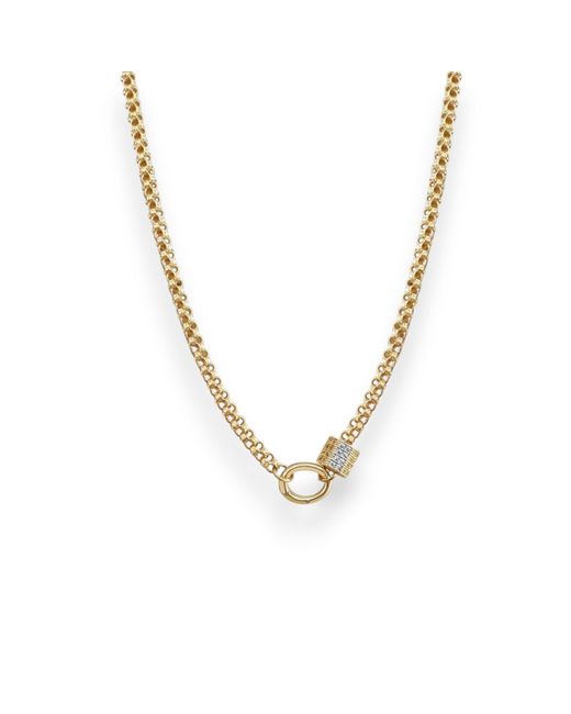 Alexie of Athens Metallic Serpentine Charm & Bead Box Chain