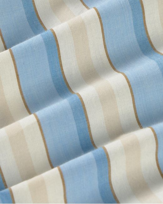 Thinking Mu Blue Striped Shorts Ger
