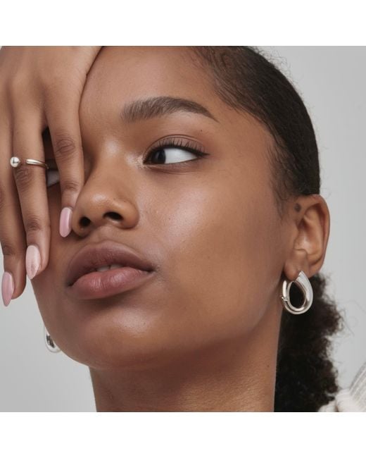 Shabella Nyc Metallic Infinity Earrings