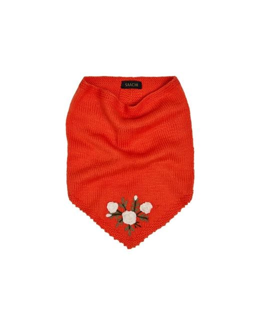 Saachi Floral Embroidered Snood