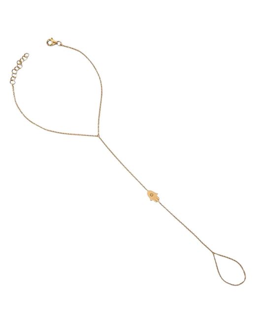 Neshi Designs White Renee Hand Chain