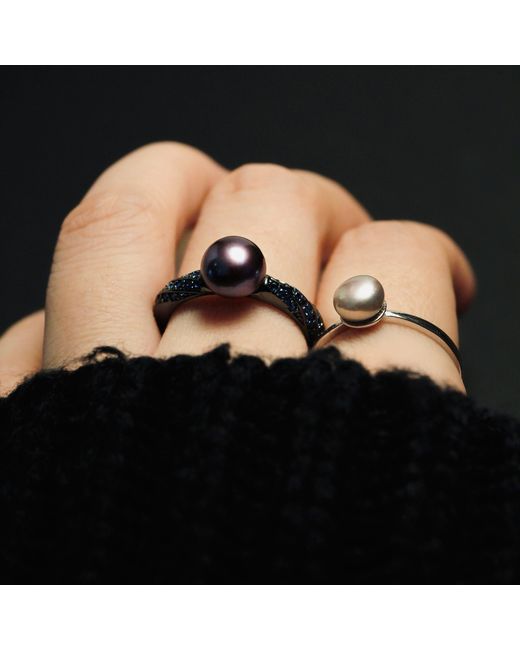 Ninemoo Blue Midnight Orbit Ring