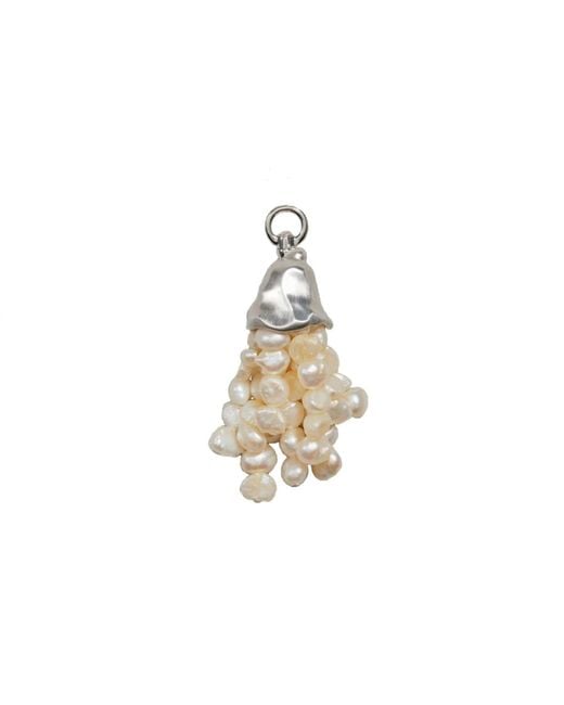 Onia Metallic Pearl Drop Charm