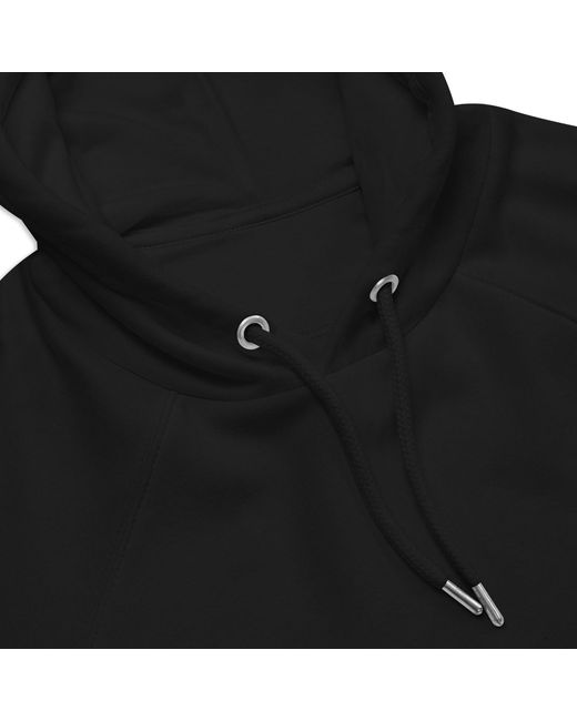 Anchor and Crew Black Just Explore. Seeker Organic Cotton Raglan Hoodie for men