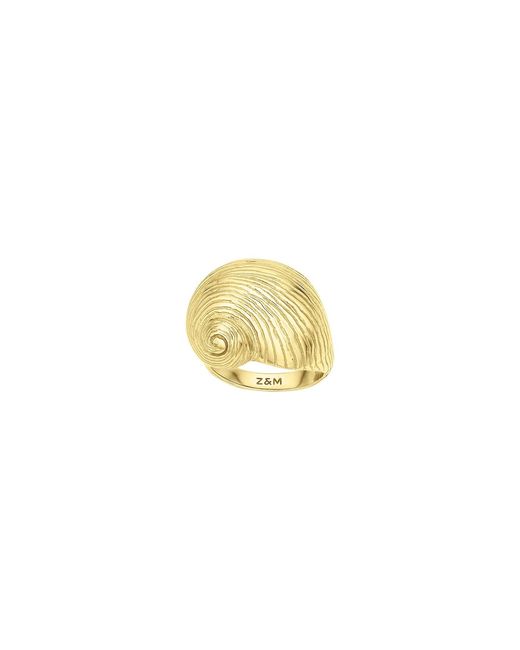 Zoe & Morgan Metallic High Tide Ring