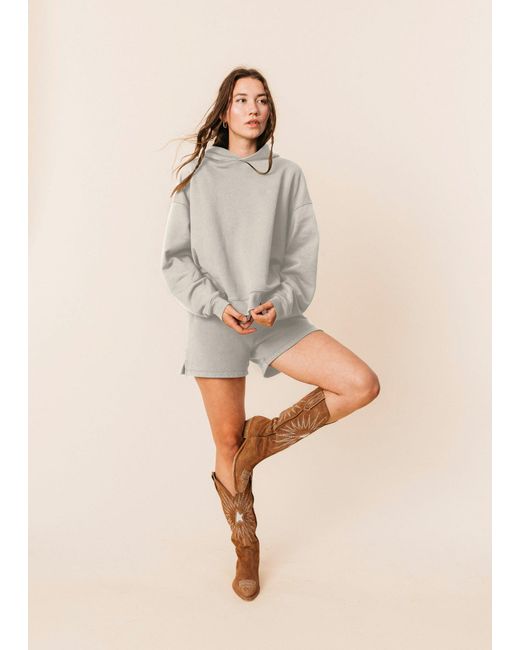 Ocio Leisurewear White Neutrals Everywhere Short