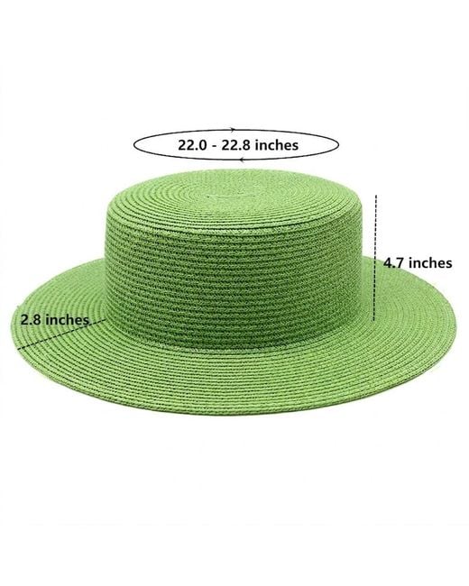 Heartfelt Layers Green Van Gogh Wheat Field Sun Hat – Hand-Painted Straw Impressionist Art