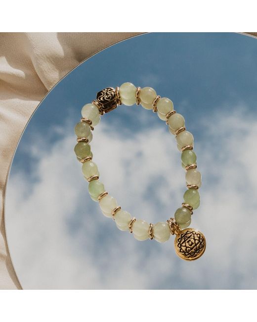 Seven Saints Metallic Heart Chakra Activation Aventurine Bracelet