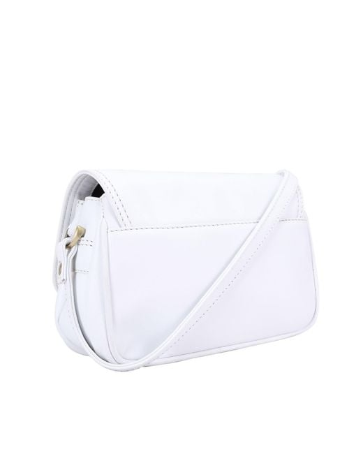 Lloyd Baker White Amritsar Leather Crossbody Bag