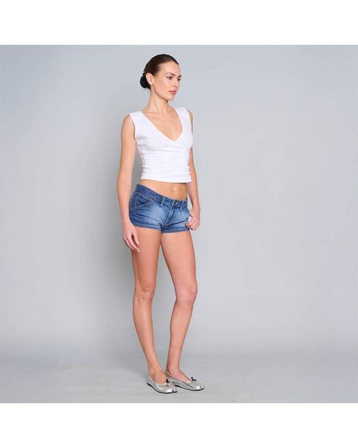 Love and Nostalgia Blue Bob Mini Short