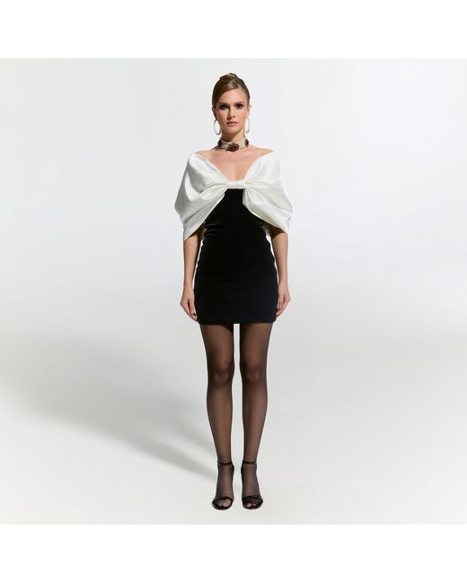 Nur Karaata Black Vianden Mini Dress