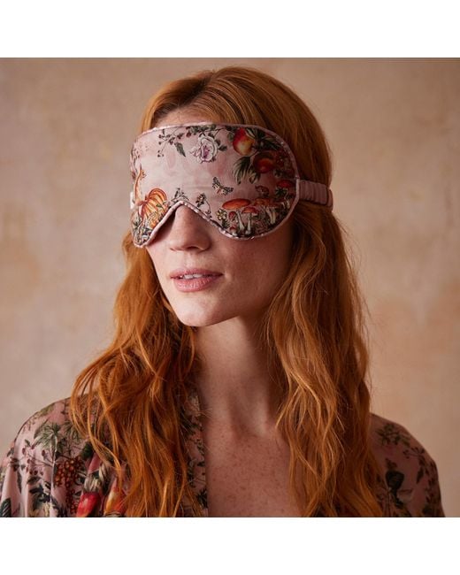 Fable England Fable Nocturnal Garden Sleep Mask Pink Lady