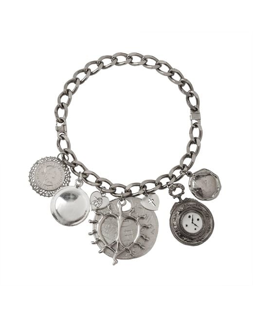 Caramel Vintage Jewellery Gray Vintage Plated Good Times Necklace