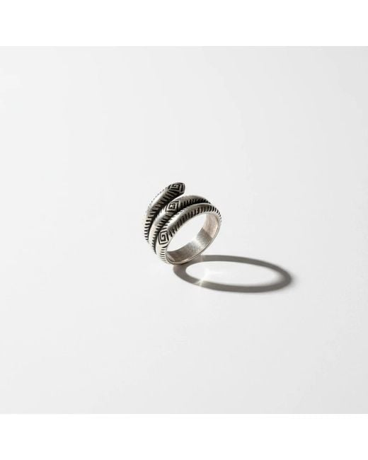 By Virgo White Boho Ring