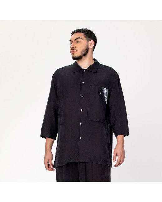 Smart and Joy Blue Pocket Flap Game Shirt for men