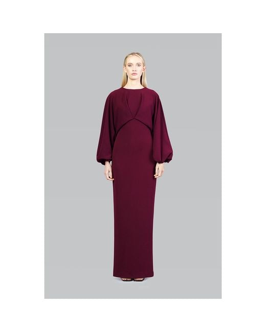 Meem Label Red Taylor Plum Maxi