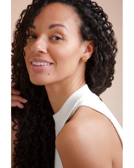 Emma Holland Jewellery Metallic Ear Cuff Clip Earrings