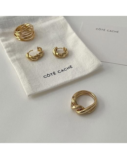 Cote Cache Metallic Unity Ring