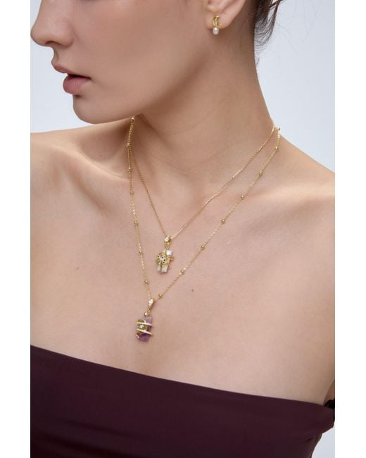 Freqnc Atelier Metallic Serpent Charm