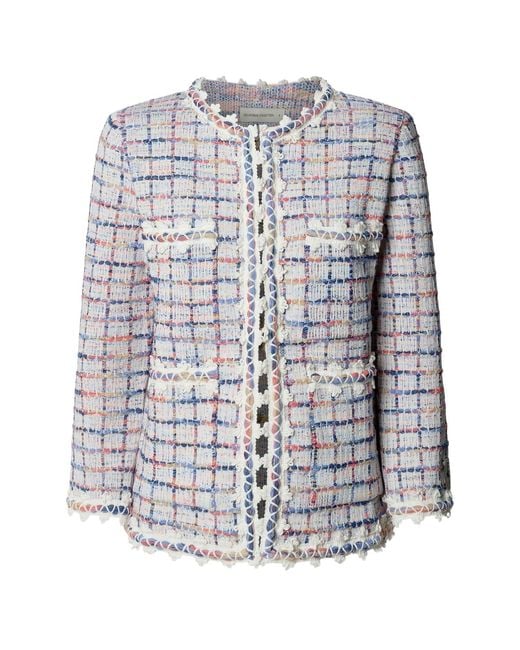 The Extreme Collection Multicolor Multi-Tone Check-Knit Jacket