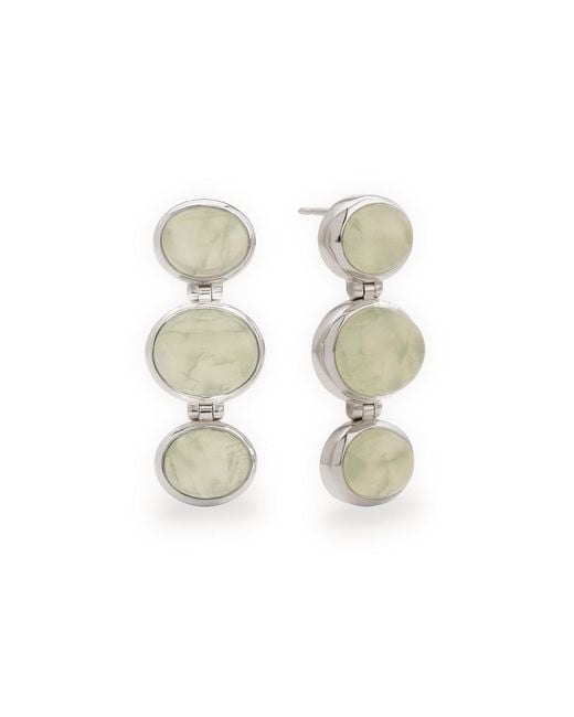 Stone Fruit Metallic Pulp Earrings