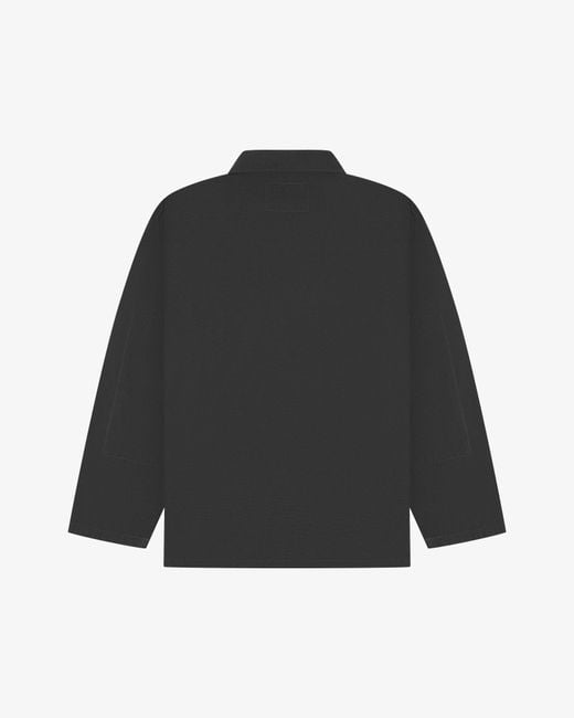 Uskees Black Overshirt for men
