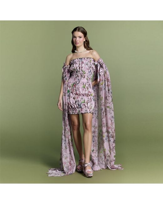 Nur Karaata Pink Azure Drift Dress