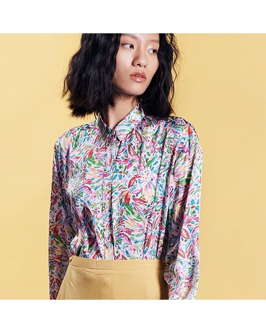 Smart and Joy Multicolor Liberty Print Blouse