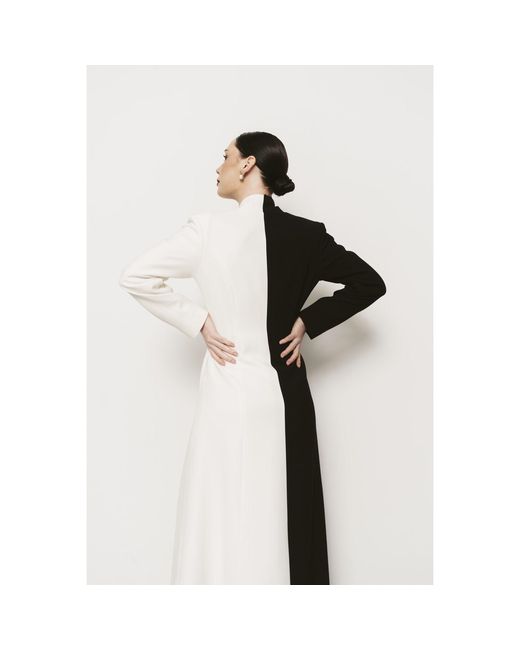 Roqaia Fashion House Black Yin & Yang Jacket