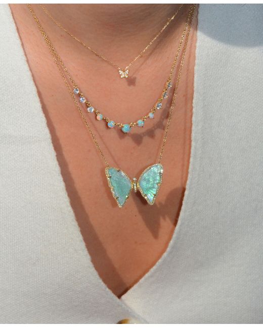 KAMARIA Metallic Opal Crown Of Light Graduated Choker Necklace