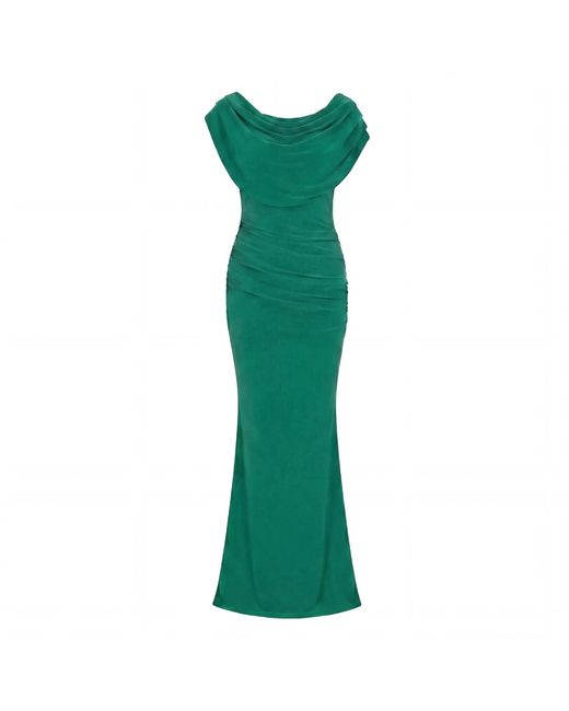 Atom Label Green Platinum Gown