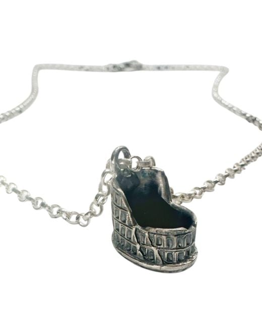 Tg-Jewellery by Tamara Gervasio Multicolor Colosseo Pendant – Handcrafted Sterling Necklace