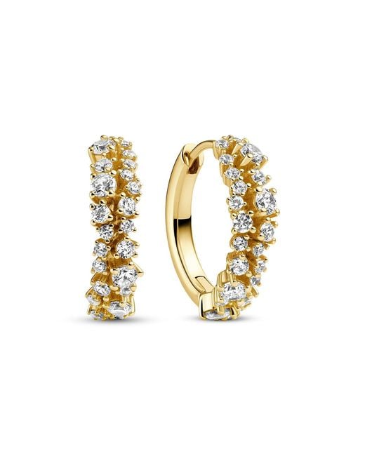 Sif Jakobs Jewellery Metallic Earrings Cristallo Creolo
