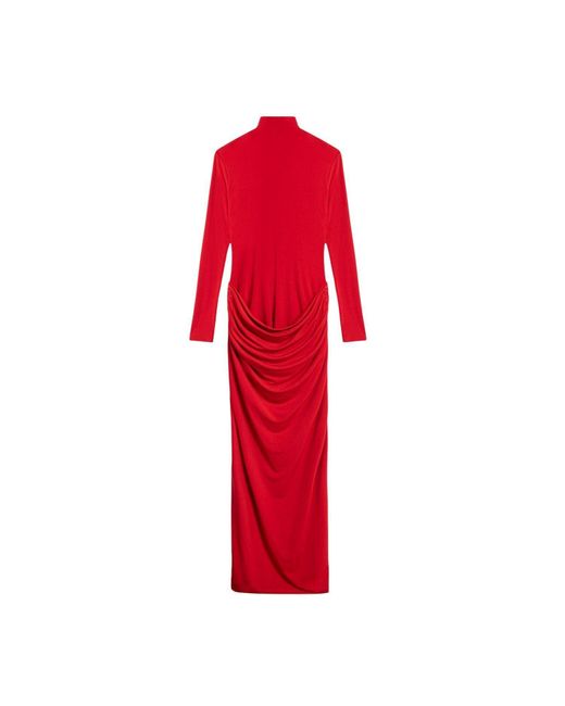 open lace back dress Nocturne Women's Cape Sleeve Maxi Dress