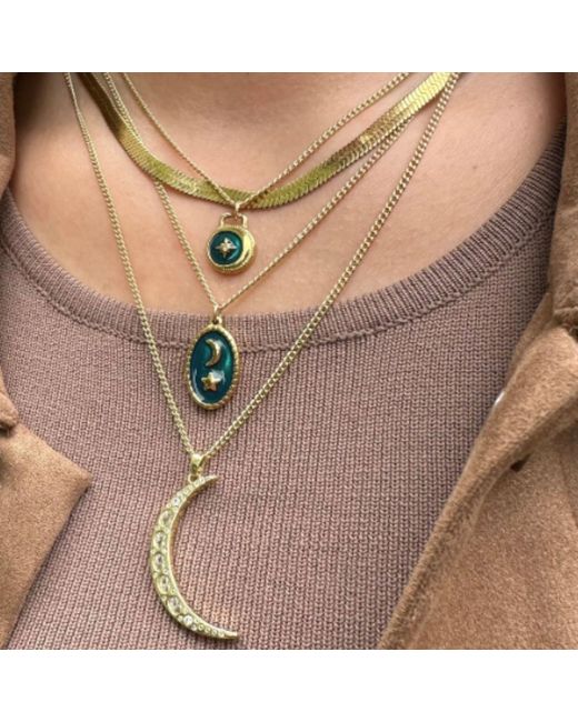 Rachel Nathan Metallic Midnight Star Necklace