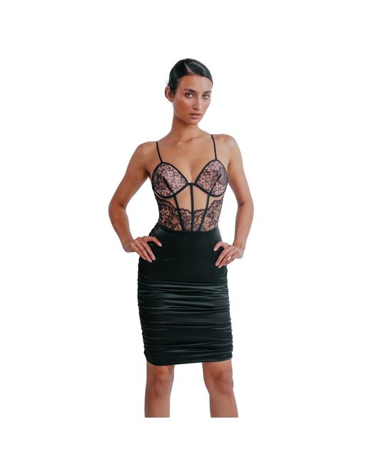 Perilla Lingerie Black Madone Dress
